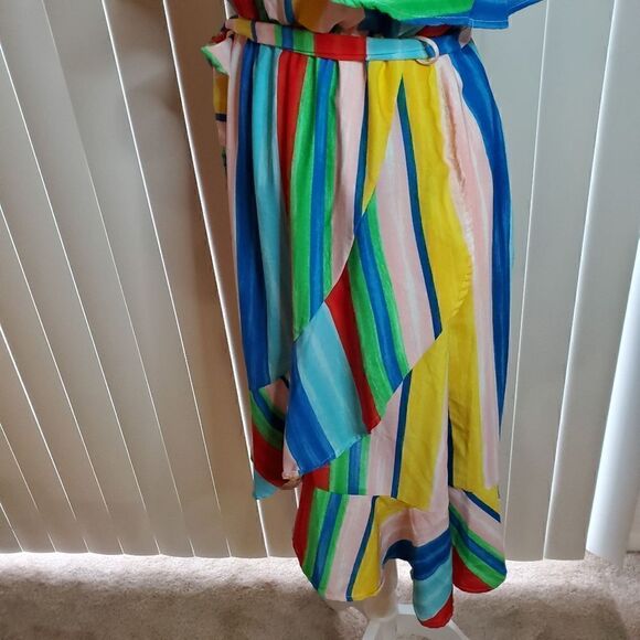 Peach Love California one shoulder dress L - Picture 3 of 10